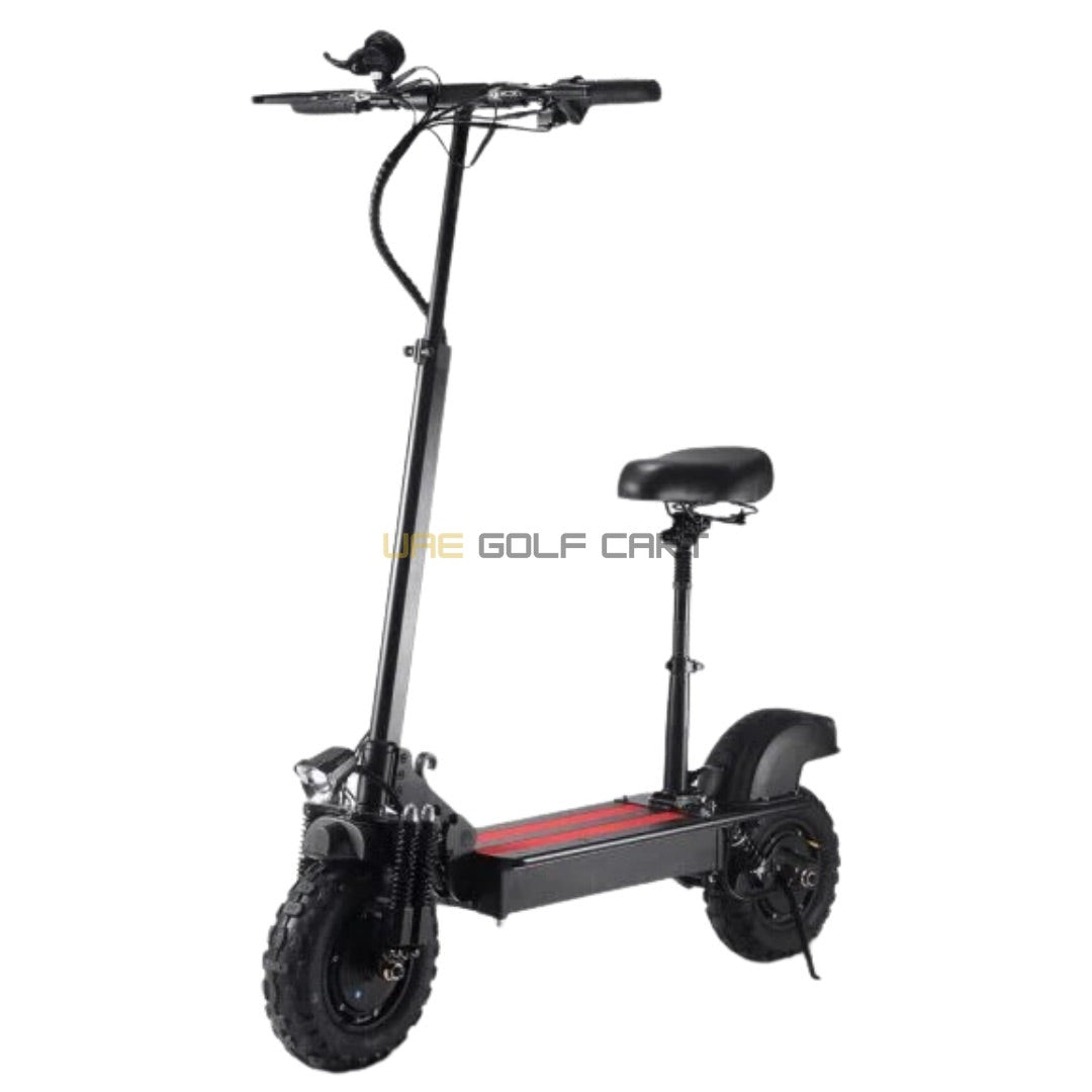 Off Road Dual Motor Electric Scooter 6000W 48V 15Ah 70km/h Max Speed 11" Tires Full Suspension - Foldable Electric Scooters - Photo 10 | UAE Golf Cart