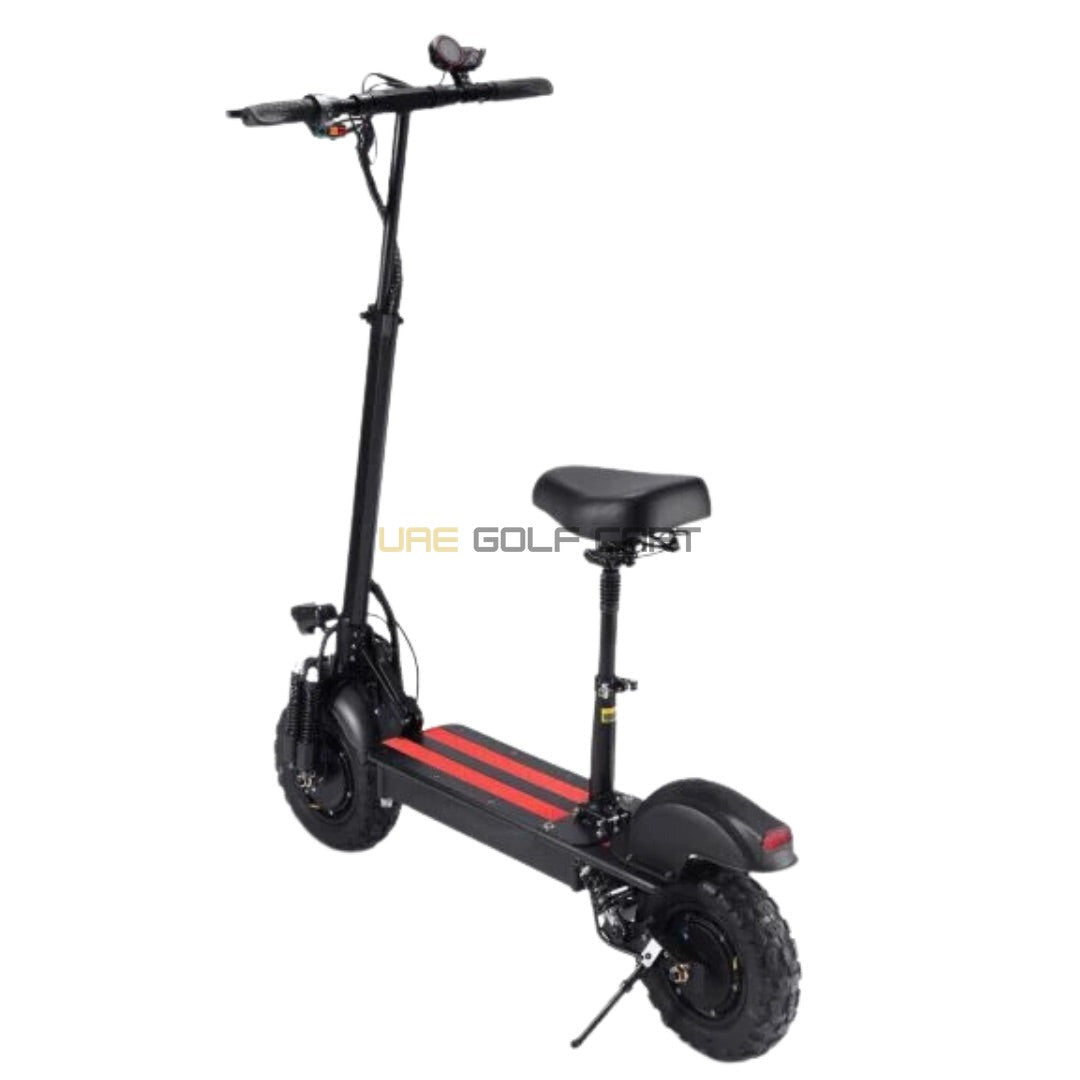 Buy Off Road Dual Motor Electric Scooter 6000W 48V 15Ah 70km/h Max Speed 11" Tires Full Suspension - Foldable Electric Scooters at UAE Golf Cart