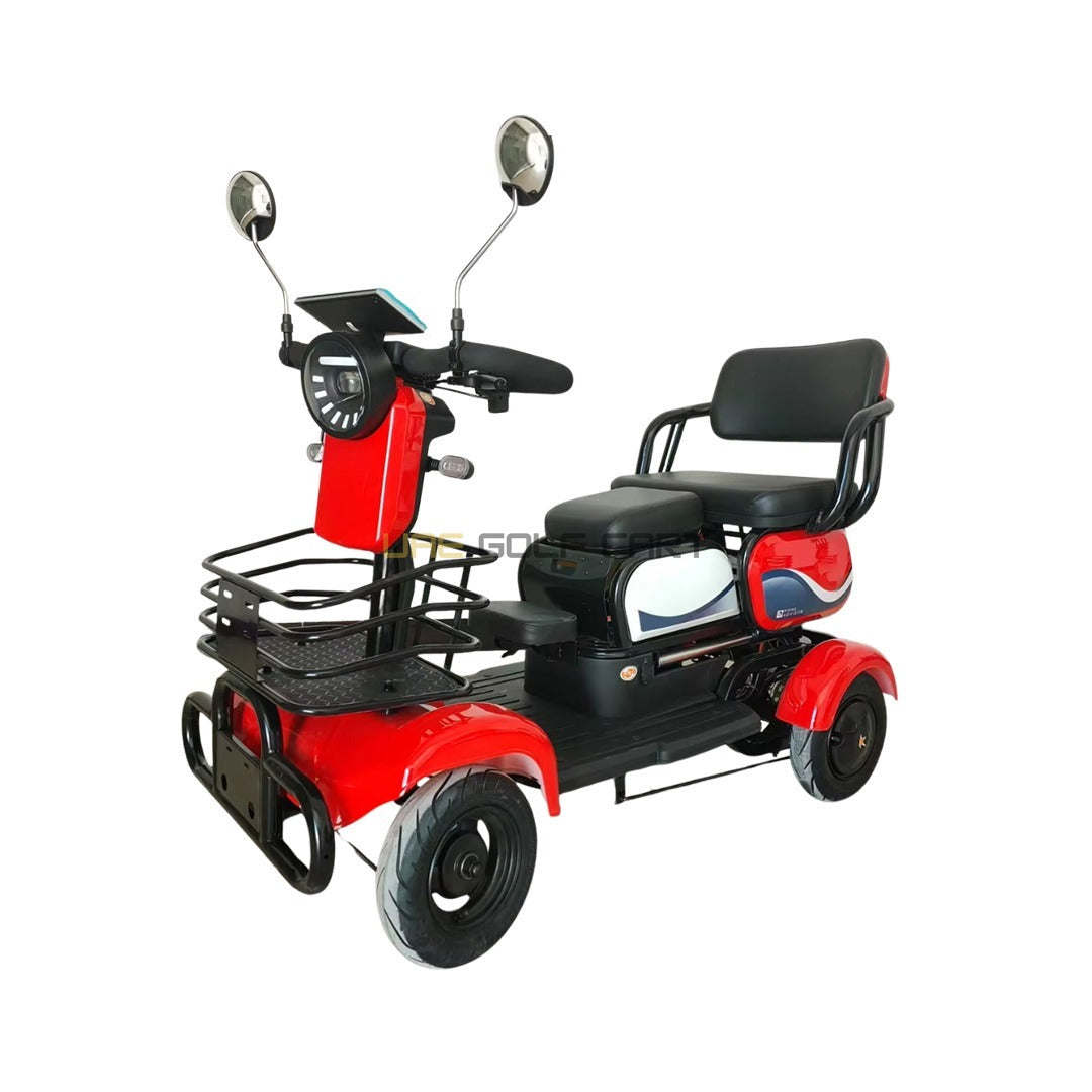 Quad Family Electric Scooter with 4 Wheels, Sliding Seats, 48V 20Ah Battery, 35 km/h Top Speed, 200 kg Load Capacity - Electric Motorbikes & Mopeds - Photo 4 | UAE Golf Cart