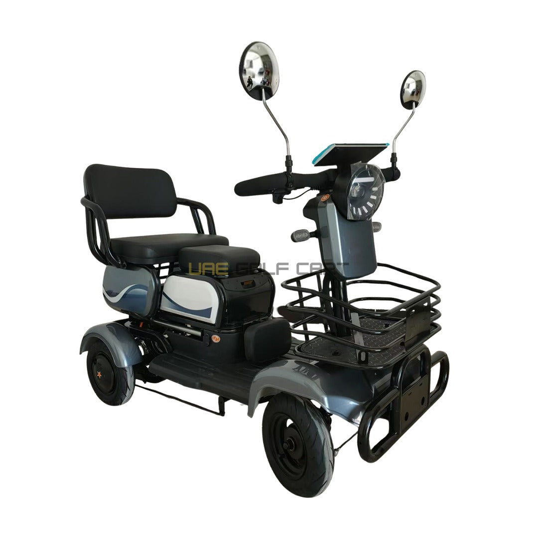 Quad Family Electric Scooter with 4 Wheels, Sliding Seats, 48V 20Ah Battery, 35 km/h Top Speed, 200 kg Load Capacity - Electric Motorbikes & Mopeds - Photo 5 | UAE Golf Cart