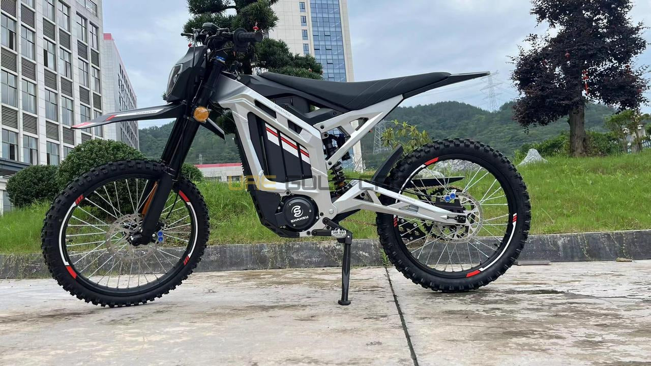 Stirron 72V Electric Dirt Bike with 85 km Range and 85 km/h Top Speed - Electric Dirt Bikes - Close Up | UAE Golf Cart