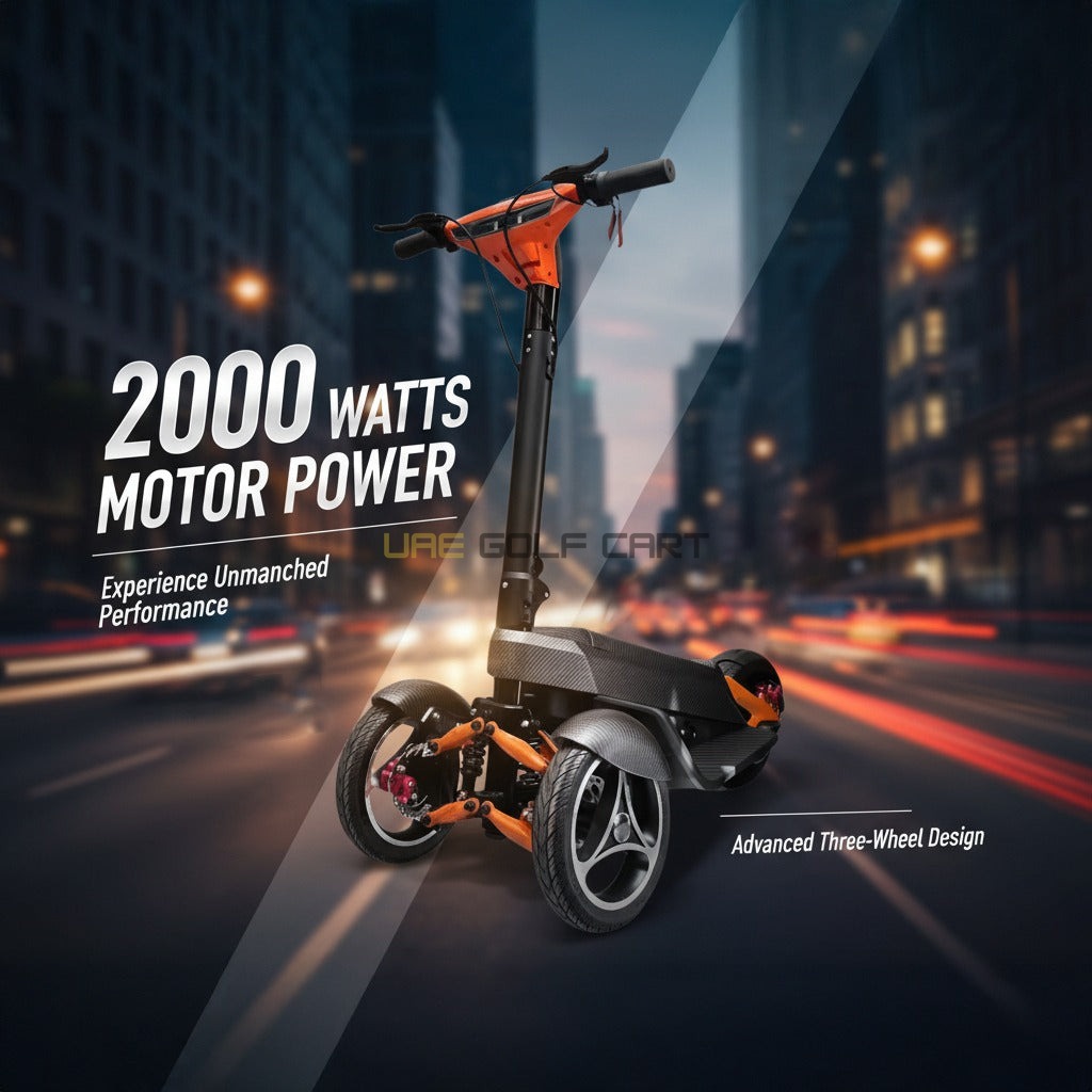 Triwheel Adult Foldable Electric Scooter 2000W 48V 15Ah - Electric Motorbikes & Mopeds - Photo 15 | UAE Golf Cart