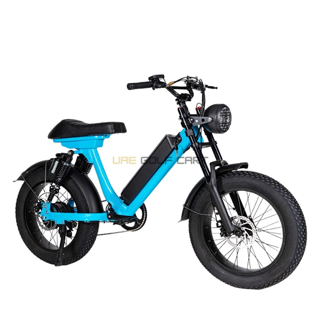 Turbo Fat Tyre Electric Bike 48V with Removable Battery for Off-Road Adventures - Electric Bikes - Photo 7 | UAE Golf Cart