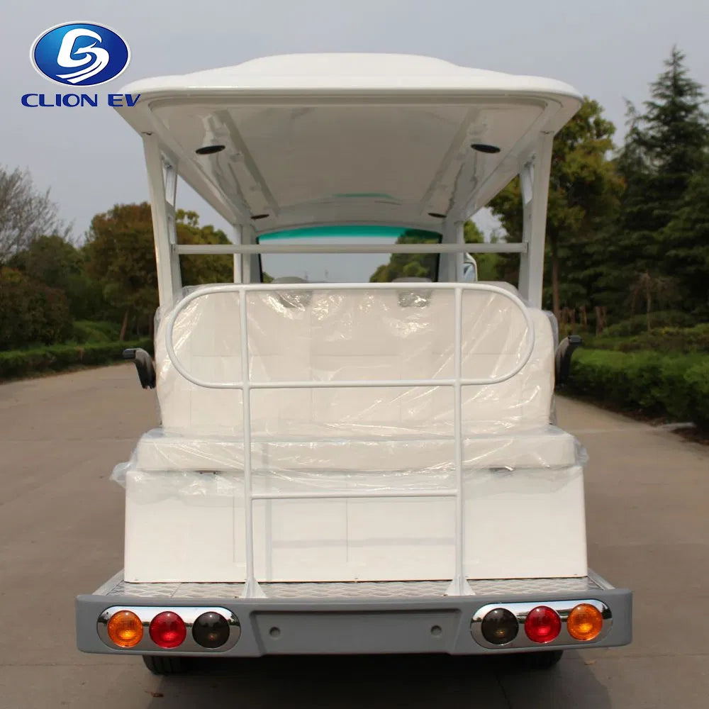 UAE Golf Cart - 14 Passenger Electric Shuttle Bus with 100 km Range and 7.5kW Motor - View 4