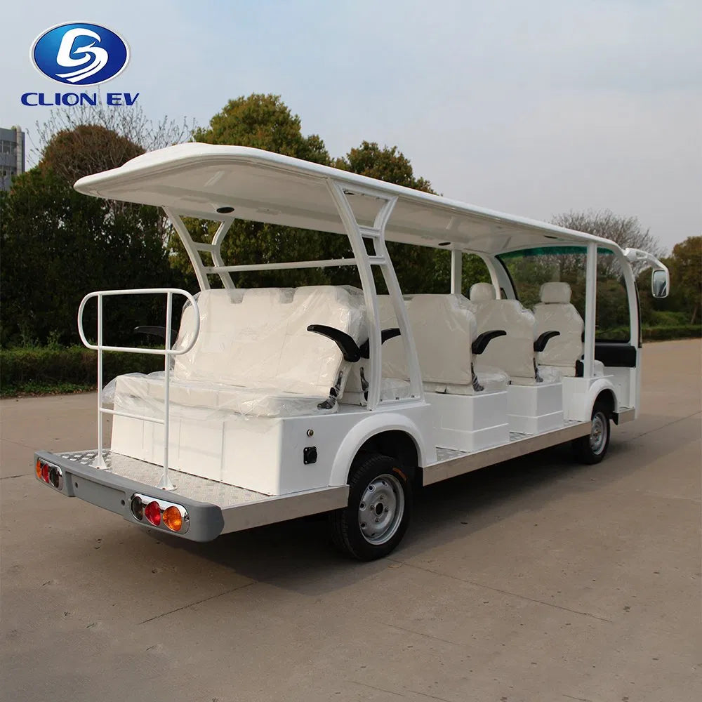 UAE Golf Cart - 14 Passenger Electric Shuttle Bus with 100 km Range and 7.5kW Motor - View 5