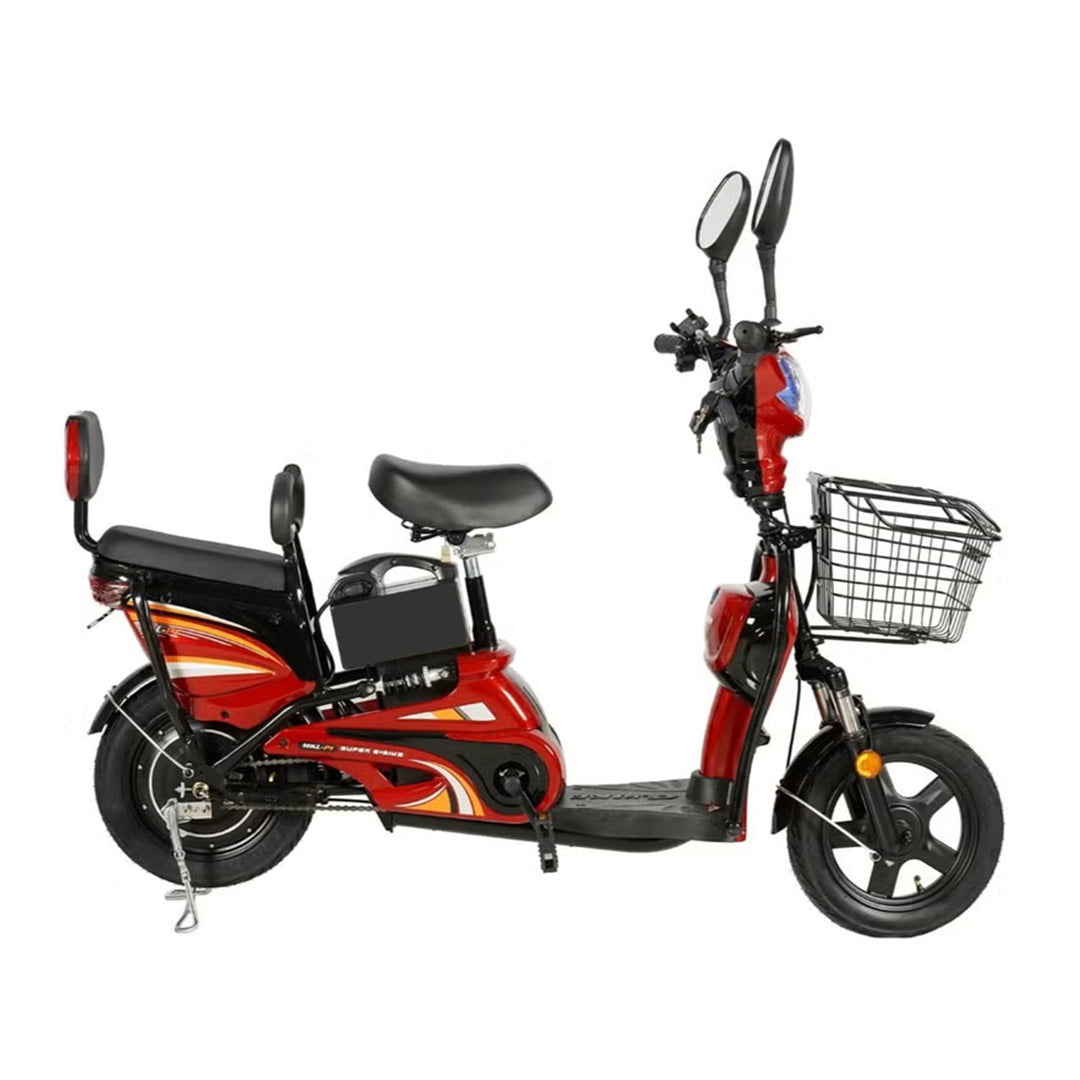 UAE Golf Cart 14in Electric Pedal Assist Bike with 500W Motor, 48V 12Ah Battery and Grocery Basket - View 14