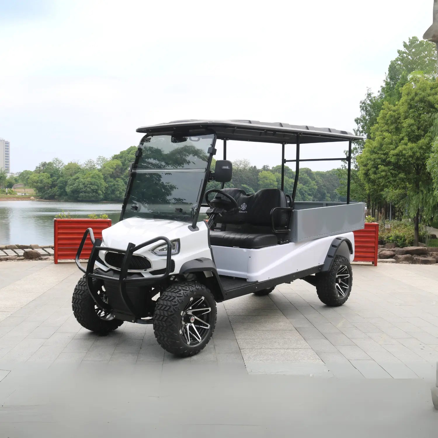 UAE Golf Cart - 2 Seater Off Road Utility Golf Cart with Lithium Battery and Dump Bed - View 3