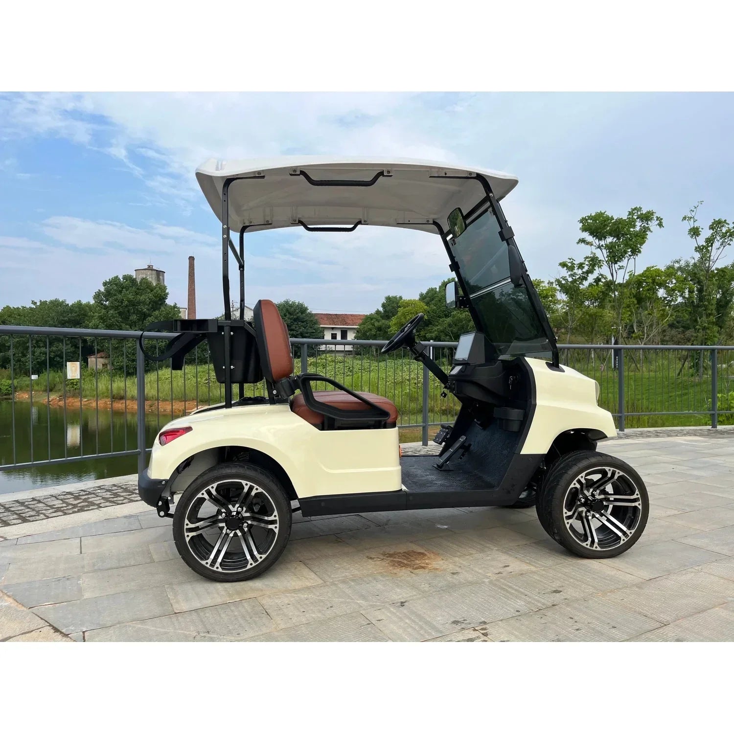 UAE Golf Cart - 2 Seater On Road Electric Golf Cart with Lithium Battery and Bluetooth - View 4