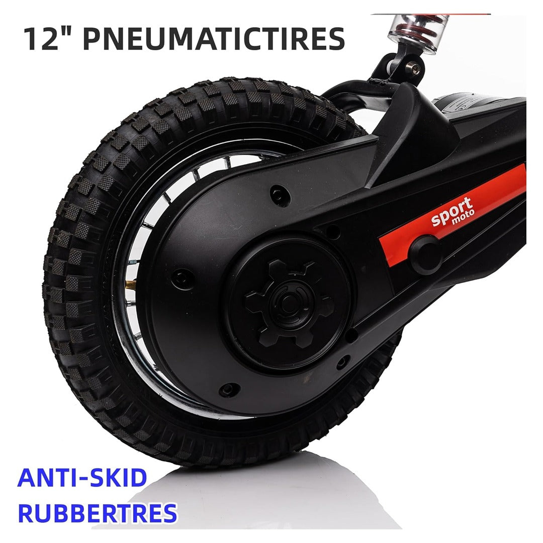 UAE Golf Cart 24V 350W Electric Kids Dirt Bike with Leather Seat and Rubber Tyres - View 17