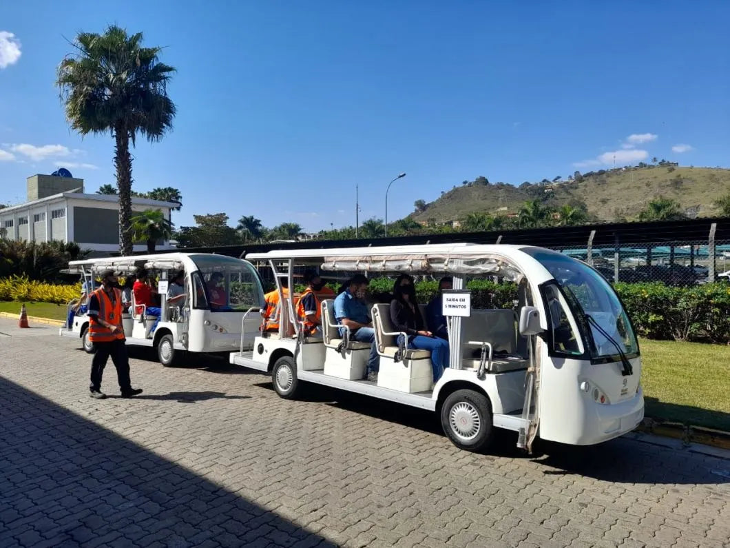 UAE Golf Cart - 28 Seater Electric Sightseeing Shuttle and Trackless Train with 72V Motor - View 6
