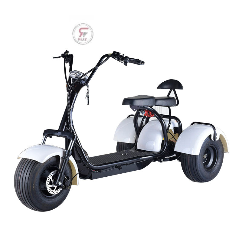 UAE Golf Cart 3 Wheel Electric Scooter Trike 60V 12Ah Fat Tire 200kg Capacity - View 5