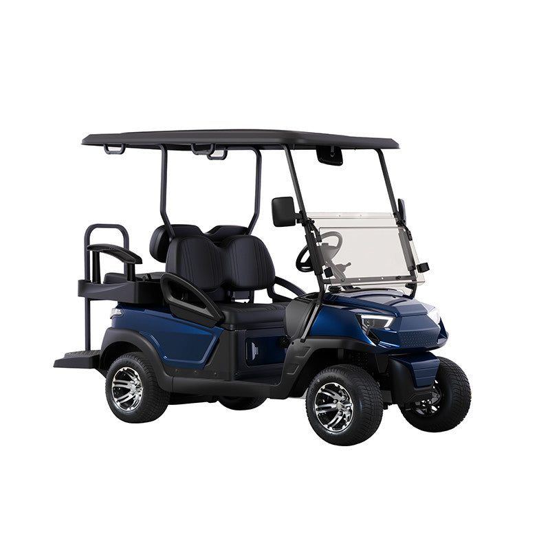 UAE Golf Cart - 4 Passenger Electric Golf Cart with Rear Flip Seat and Lithium Battery - View 2