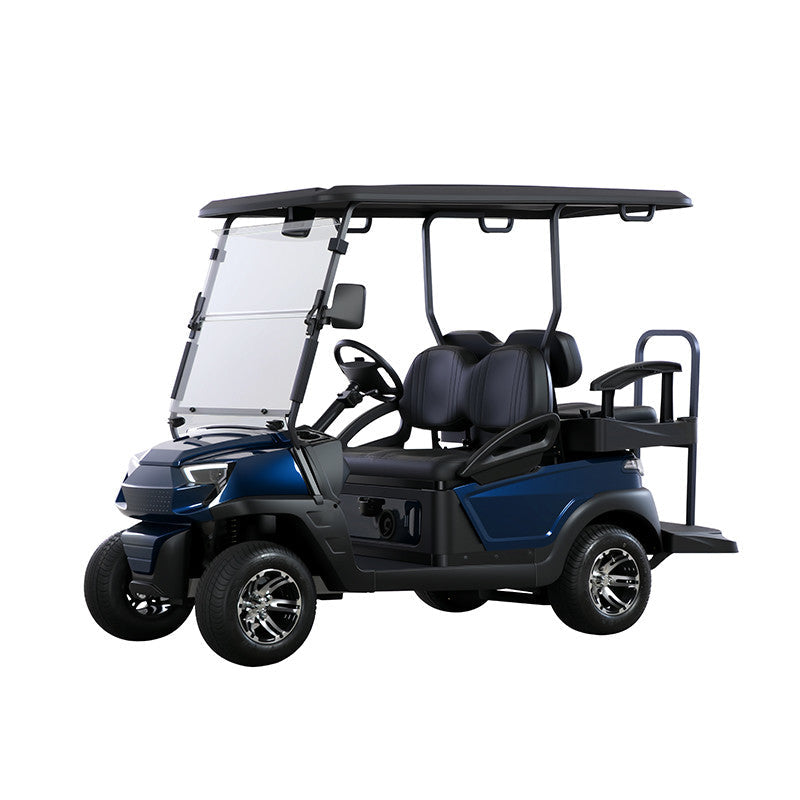 UAE Golf Cart - 4 Passenger Electric Golf Cart with Rear Flip Seat and Lithium Battery - View 5
