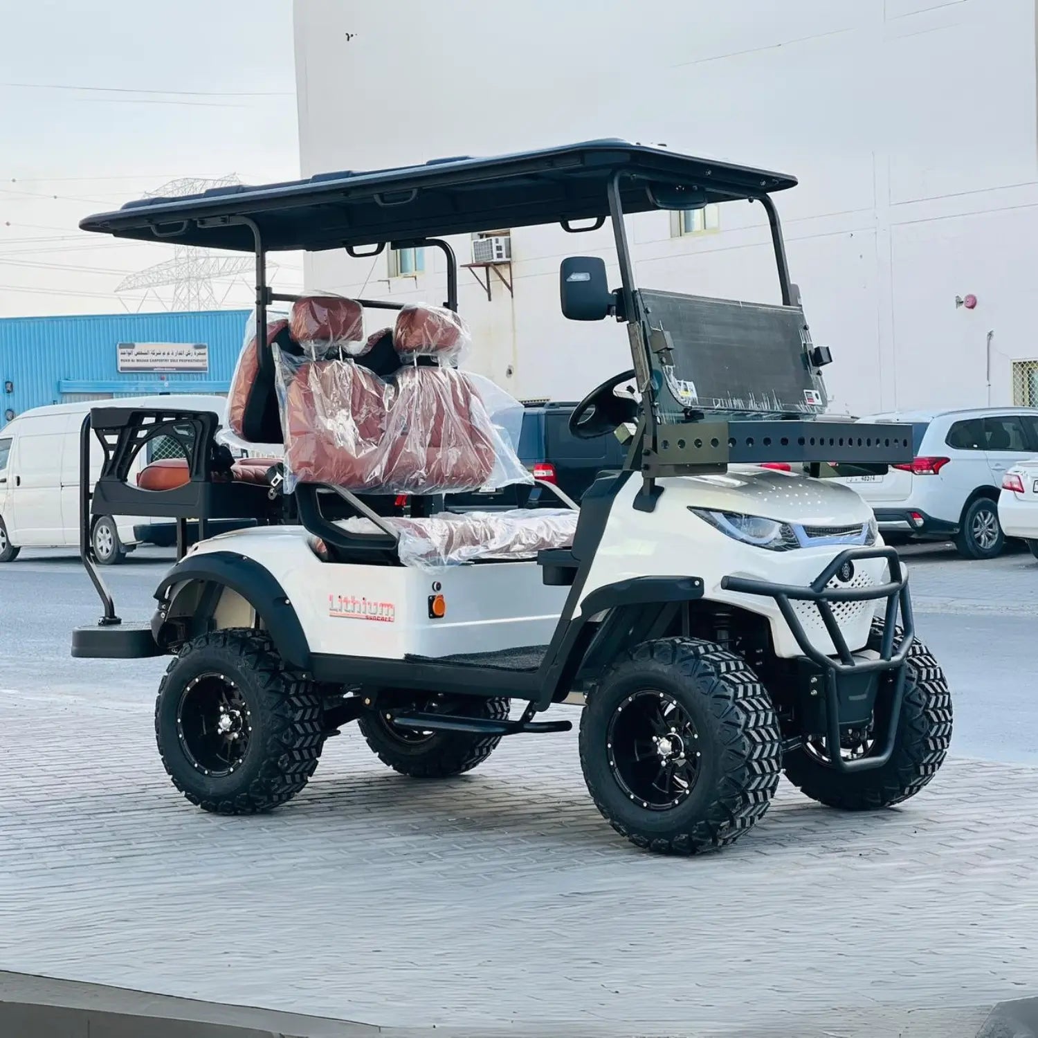 UAE Golf Cart - 4 Seater Off Road Electric Golf Cart with Touchscreen and Lithium Battery - View 4