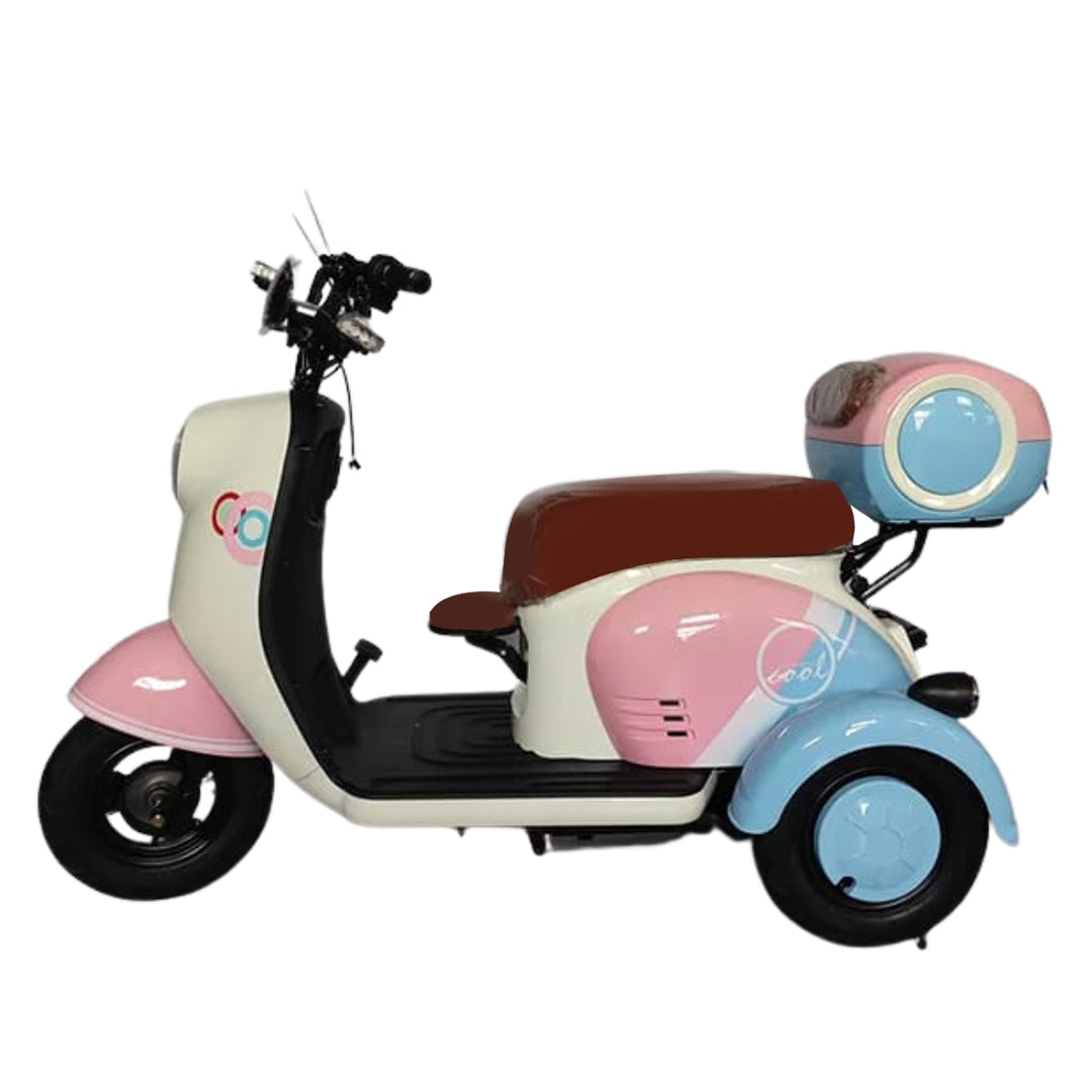 UAE Golf Cart 48V 20Ah Electric Parent Child Trike Scooter - 3 Seats, 30km/h Top Speed, 35km Range, 20inch Wheels, 150kg Load - View 11