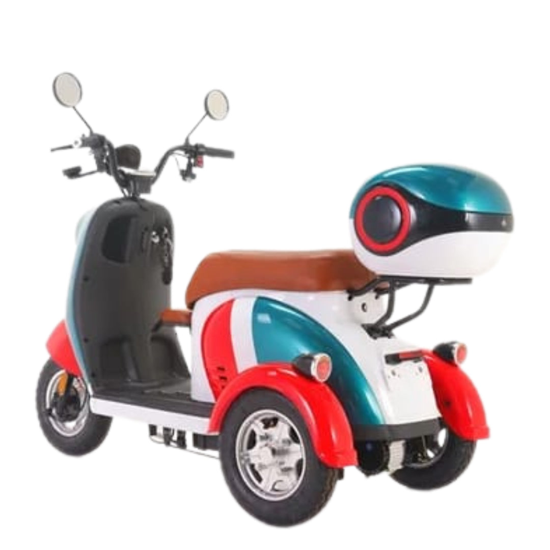 UAE Golf Cart 48V 20Ah Electric Parent Child Trike Scooter - 3 Seats, 30km/h Top Speed, 35km Range, 20inch Wheels, 150kg Load - View 5