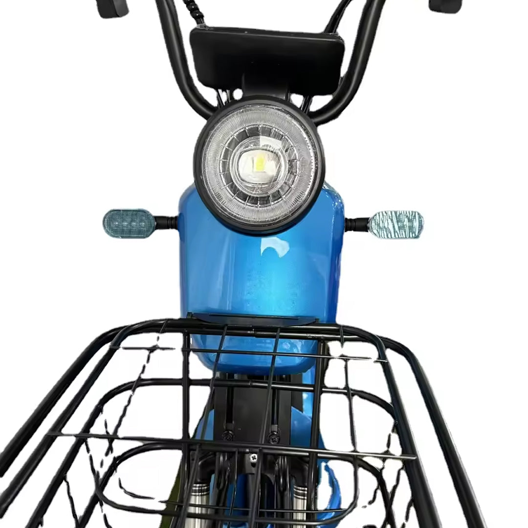 UAE Golf Cart 48V 500W 2-Seater Foldable Electric Bike with Disk Brakes and Ultra-Bright Headlight - View 5