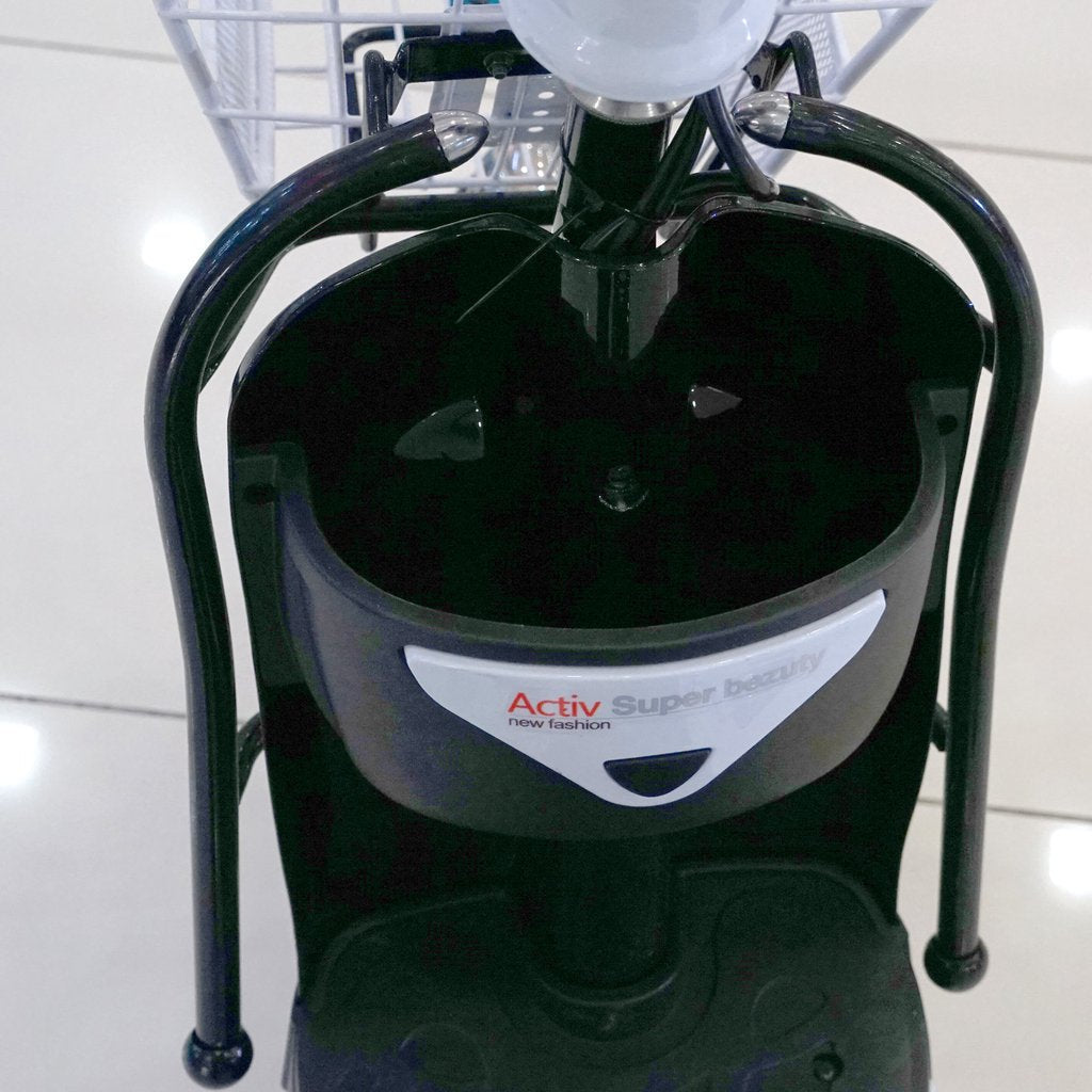UAE Golf Cart 48V 500W Electric Scooter Bike with Pedals and Front Basket - View 11