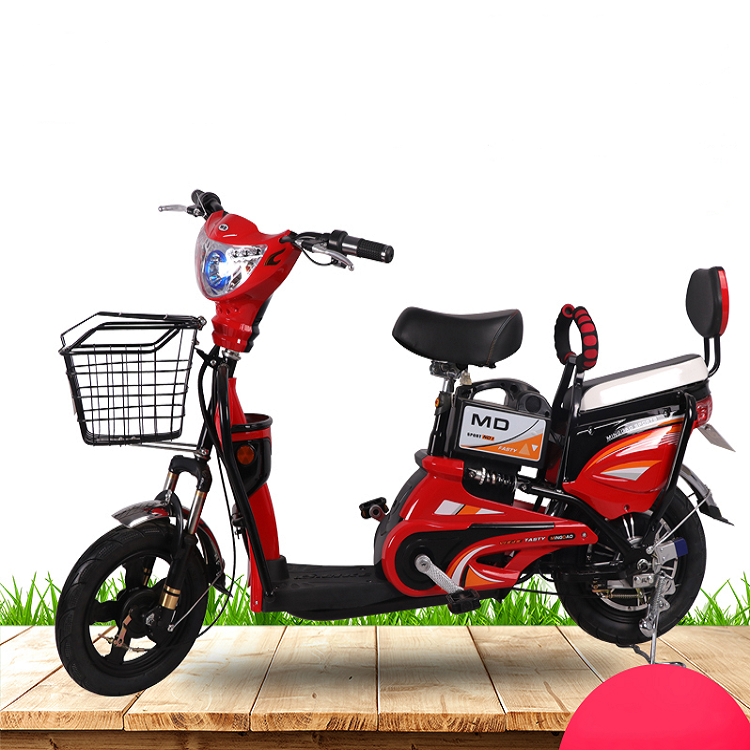 UAE Golf Cart 48V 500W Electric Scooter Bike with Pedals and Front Basket - View 26