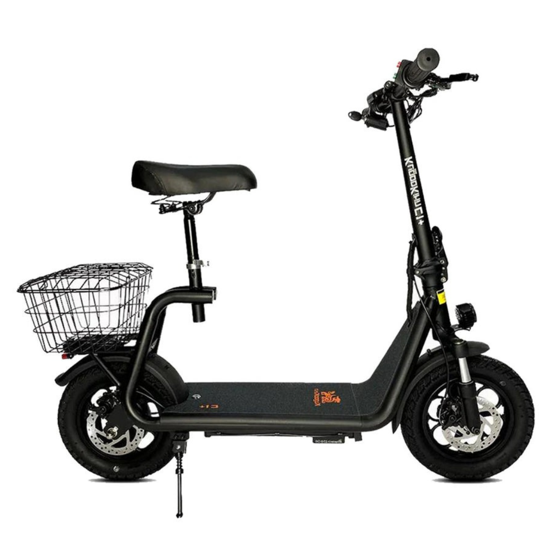 UAE Golf Cart 48V 500W Folding Electric Scooter with Seat, Basket, 12‑inch Inflatable Wheels and Hydraulic Shock Absorbers - View 5