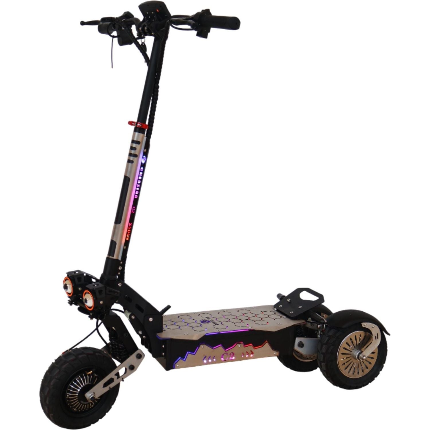 UAE Golf Cart 48V 7500W Triple Motor Foldable 3-Wheel Electric Scooter for Adults, 70 km/h, 80 km Range