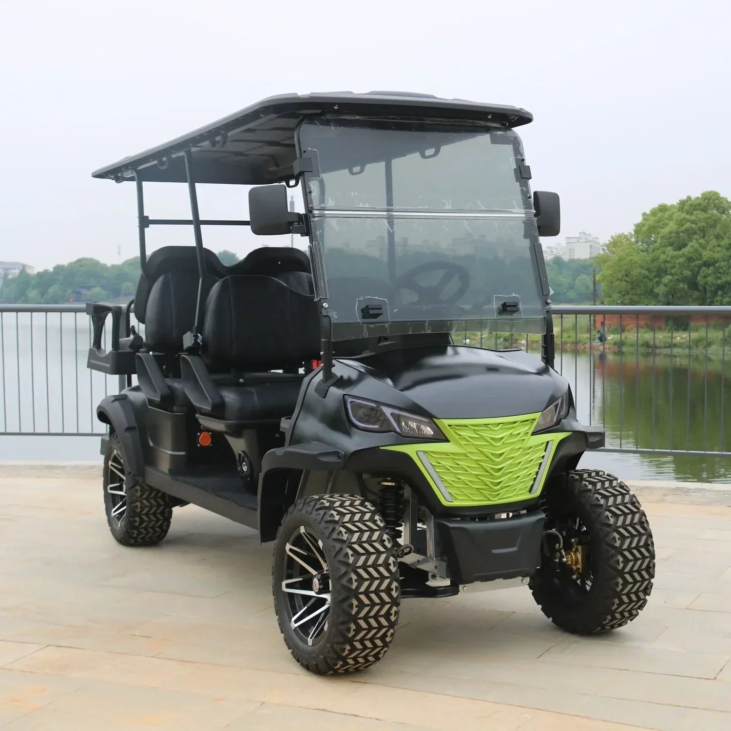 UAE Golf Cart - 6 Seater Off Road Electric Golf Cart with Lithium Battery and Bluetooth