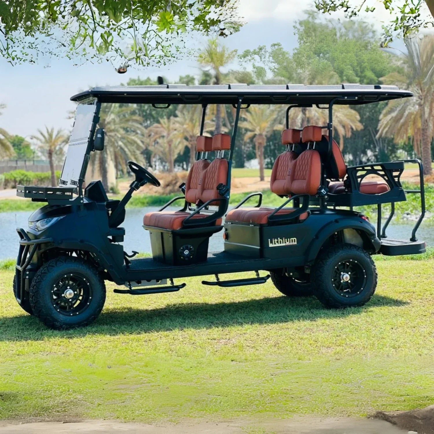 UAE Golf Cart - 6 Seater Off Road Electric Golf Cart with Lithium Battery and Touchscreen - View 6
