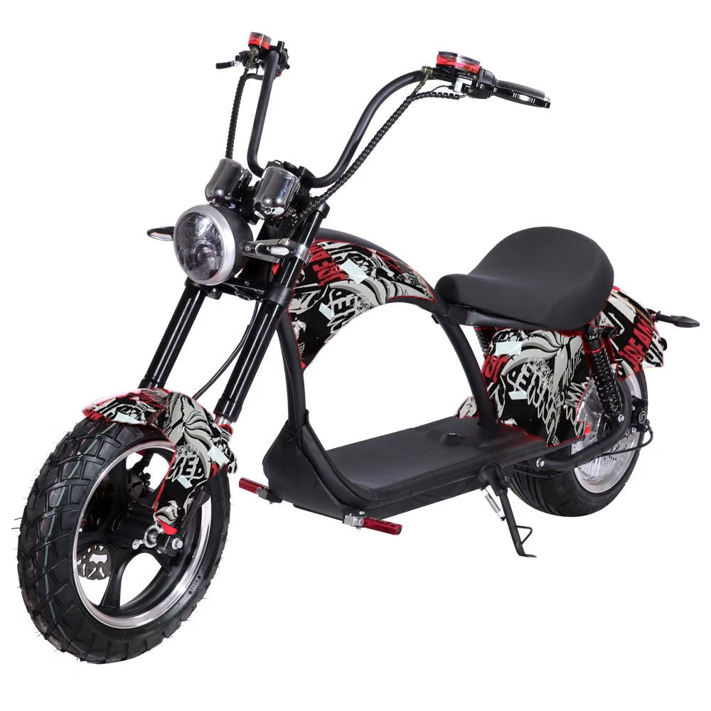 UAE Golf Cart 60V 3000W Electric Scooter with 30 MPH Speed, 200kg Load, Foldable Seat, Hydraulic Disc Brakes - View 5
