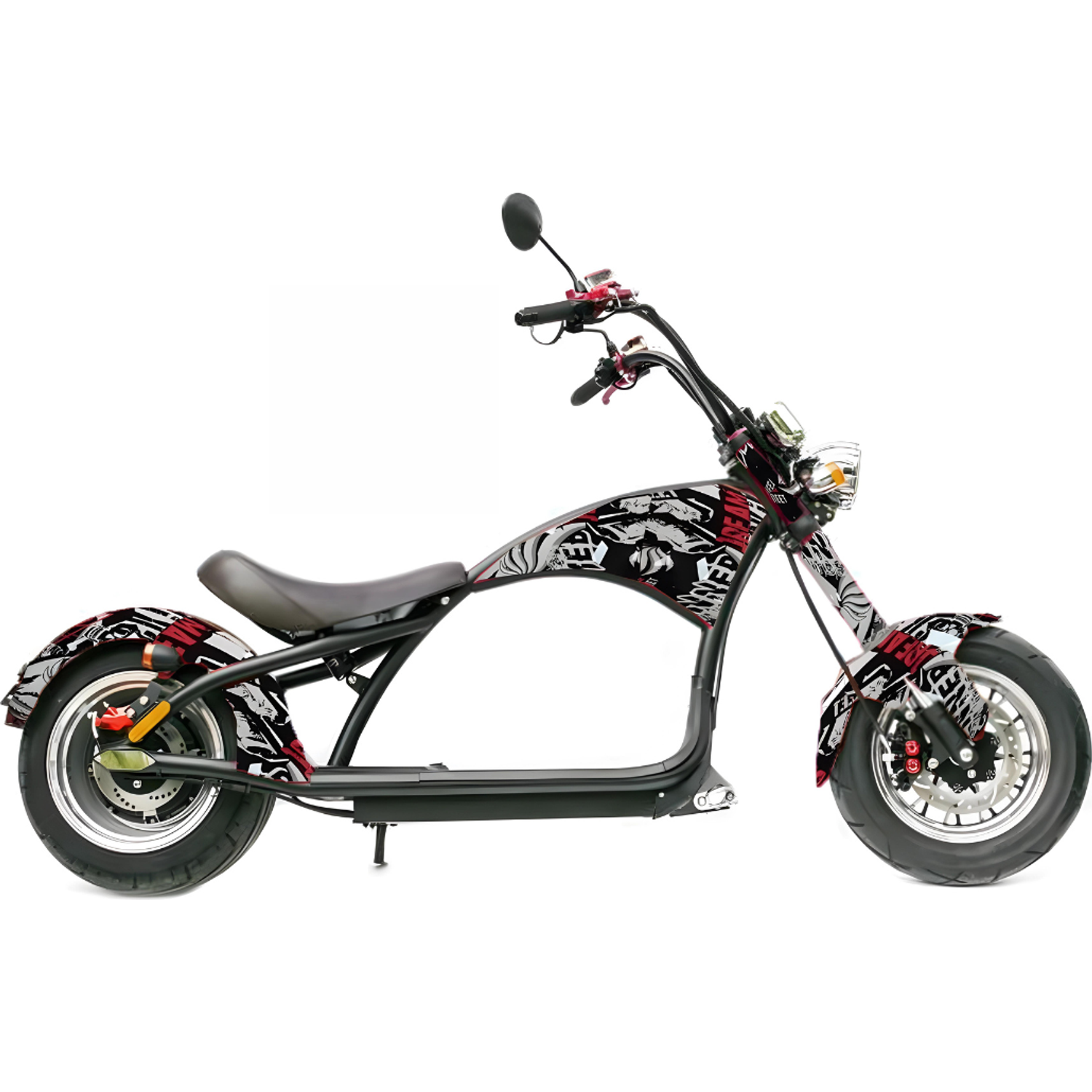 UAE Golf Cart 60V 3000W Electric Scooter with 30 MPH Speed, 200kg Load, Foldable Seat, Hydraulic Disc Brakes