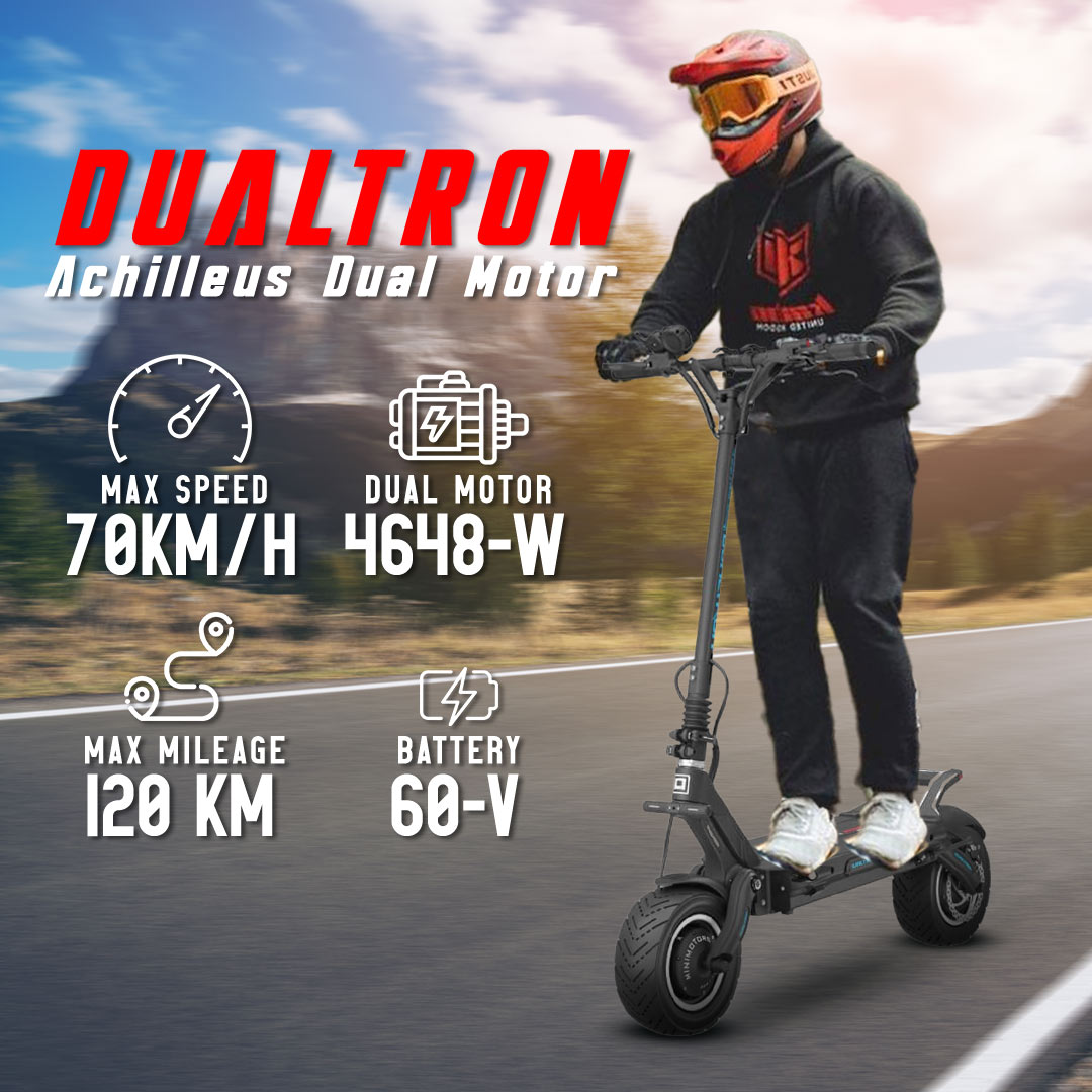 UAE Golf Cart 60V 35Ah Dual Motor Electric Scooter 25 km/h Max Speed, 150 km Range, Hydraulic Brakes, 150 kg Load - View 5