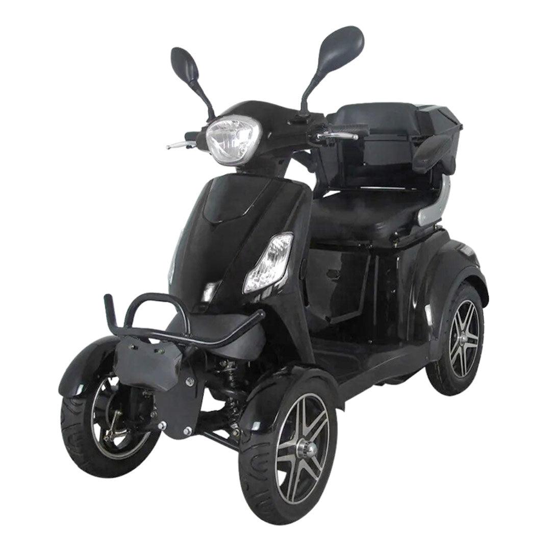 UAE Golf Cart 60V 600W 4 Wheel Electric Scooter with Seat, Storage Compartment, LED Light and Reverse Gear - View 10