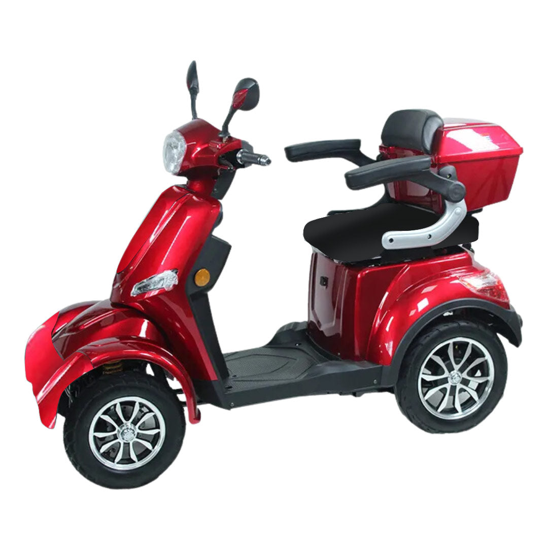 UAE Golf Cart 60V 600W 4 Wheel Electric Scooter with Seat, Storage Compartment, LED Light and Reverse Gear - View 5
