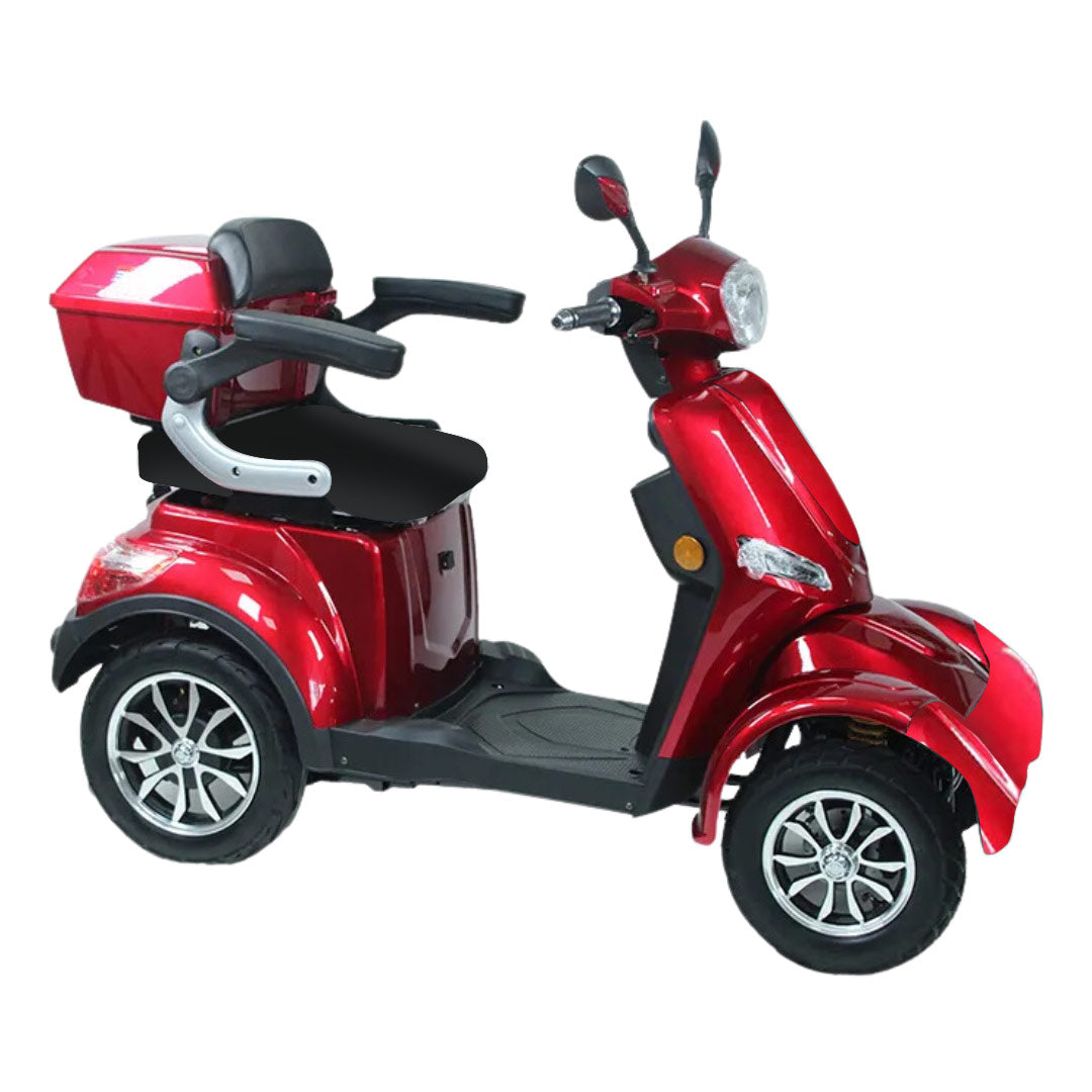 UAE Golf Cart 60V 600W 4 Wheel Electric Scooter with Seat, Storage Compartment, LED Light and Reverse Gear - View 6
