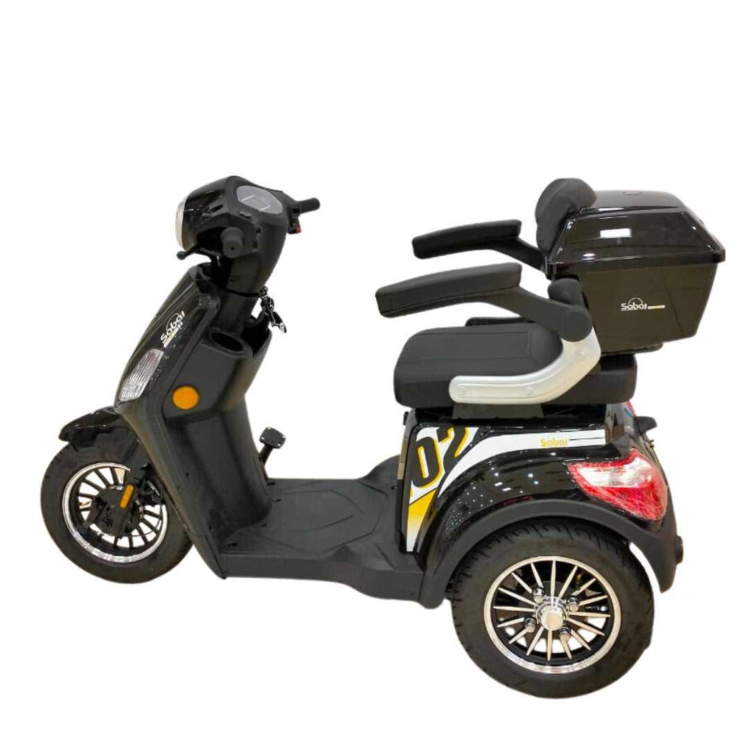 UAE Golf Cart 60V 600W Electric Trike Scooter with 50 km/h Speed, 225kg Load, 40km Range and Storage - View 12