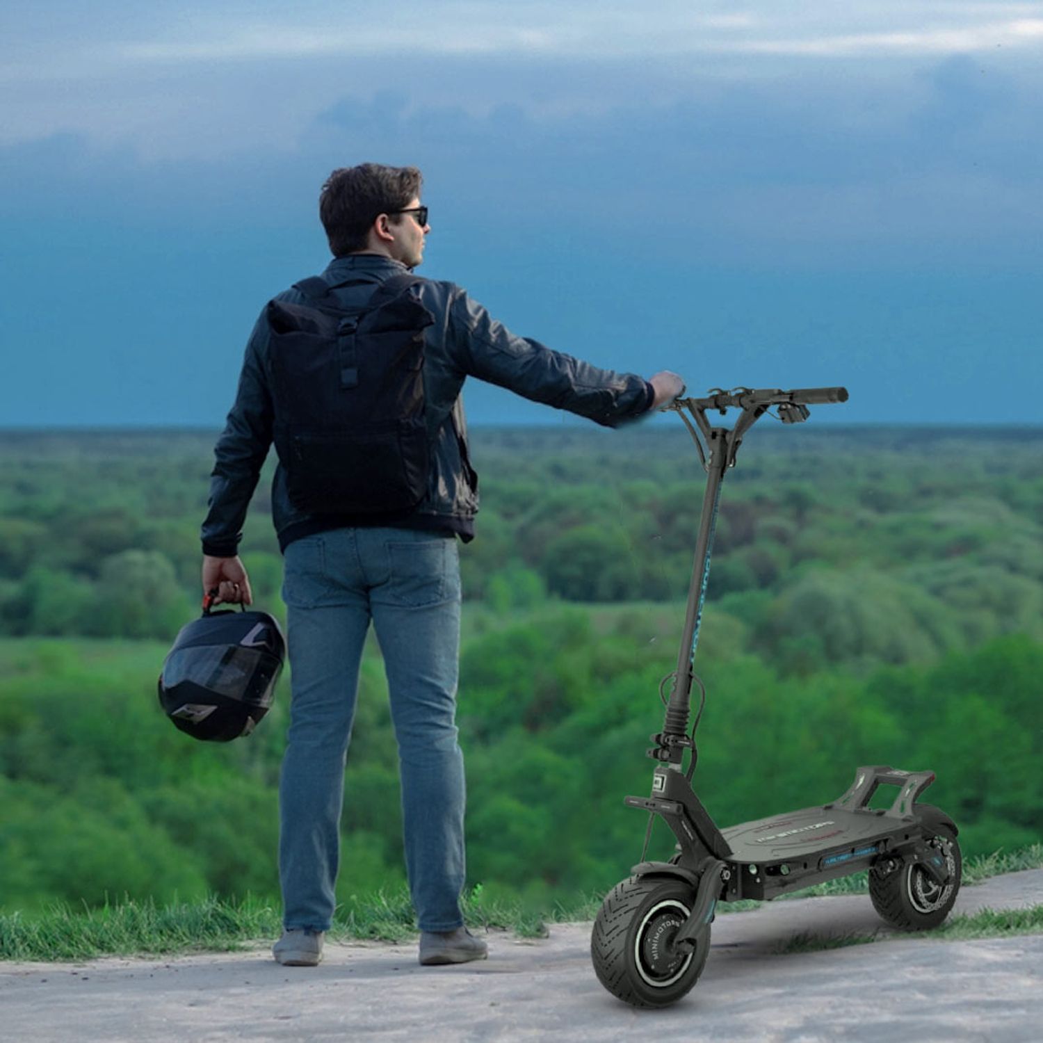 UAE Golf Cart 72V 40Ah Foldable Electric Scooter Dual Motor 100 km/h