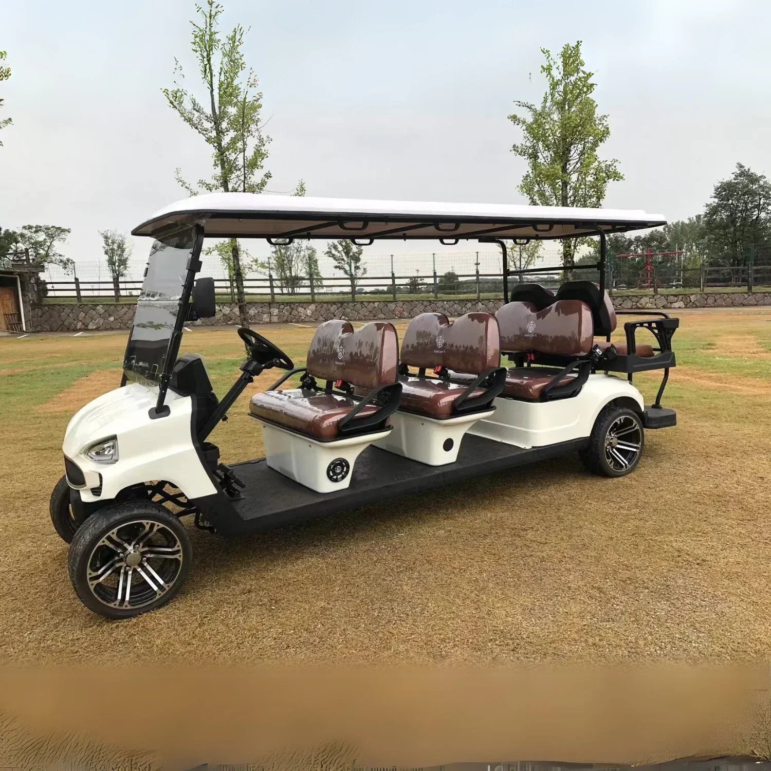 UAE Golf Cart - 8 Seater On Road Electric Golf Cart with Lithium Battery and Camera Display - View 4