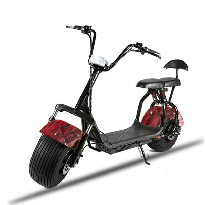 UAE Golf Cart Coco City Harley Fat Tire Electric Scooter 60V 1500W 35km/h 180kg Capacity - View 5