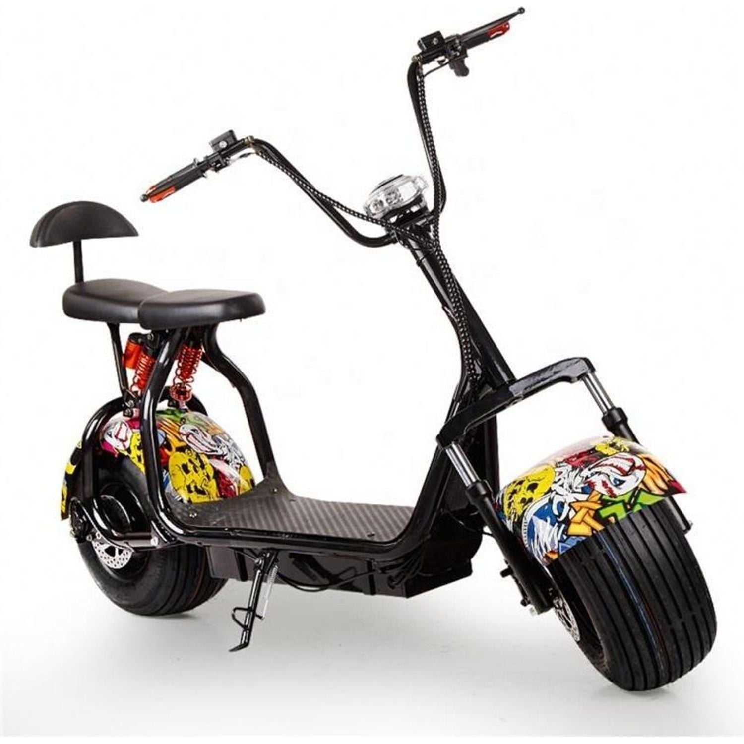 UAE Golf Cart Coco City Harley Fat Tire Electric Scooter 60V 1500W 35km/h 180kg Capacity