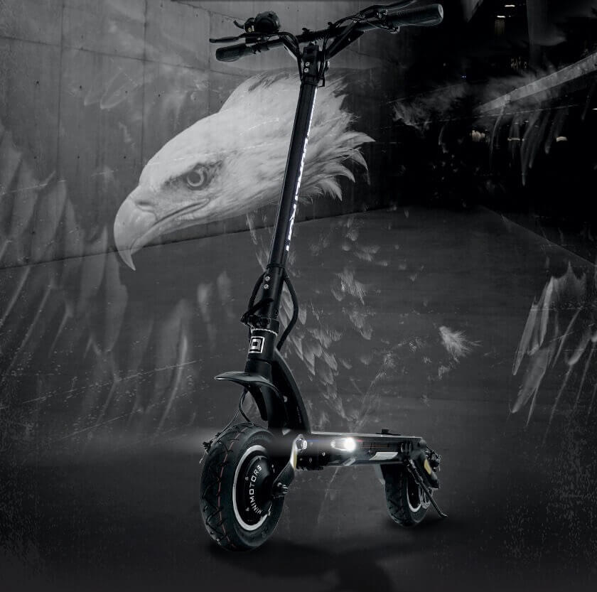 UAE Golf Cart Dual Motor Foldable Electric Scooter 3600W 75 km/h 60V 22.4Ah Battery - View 5