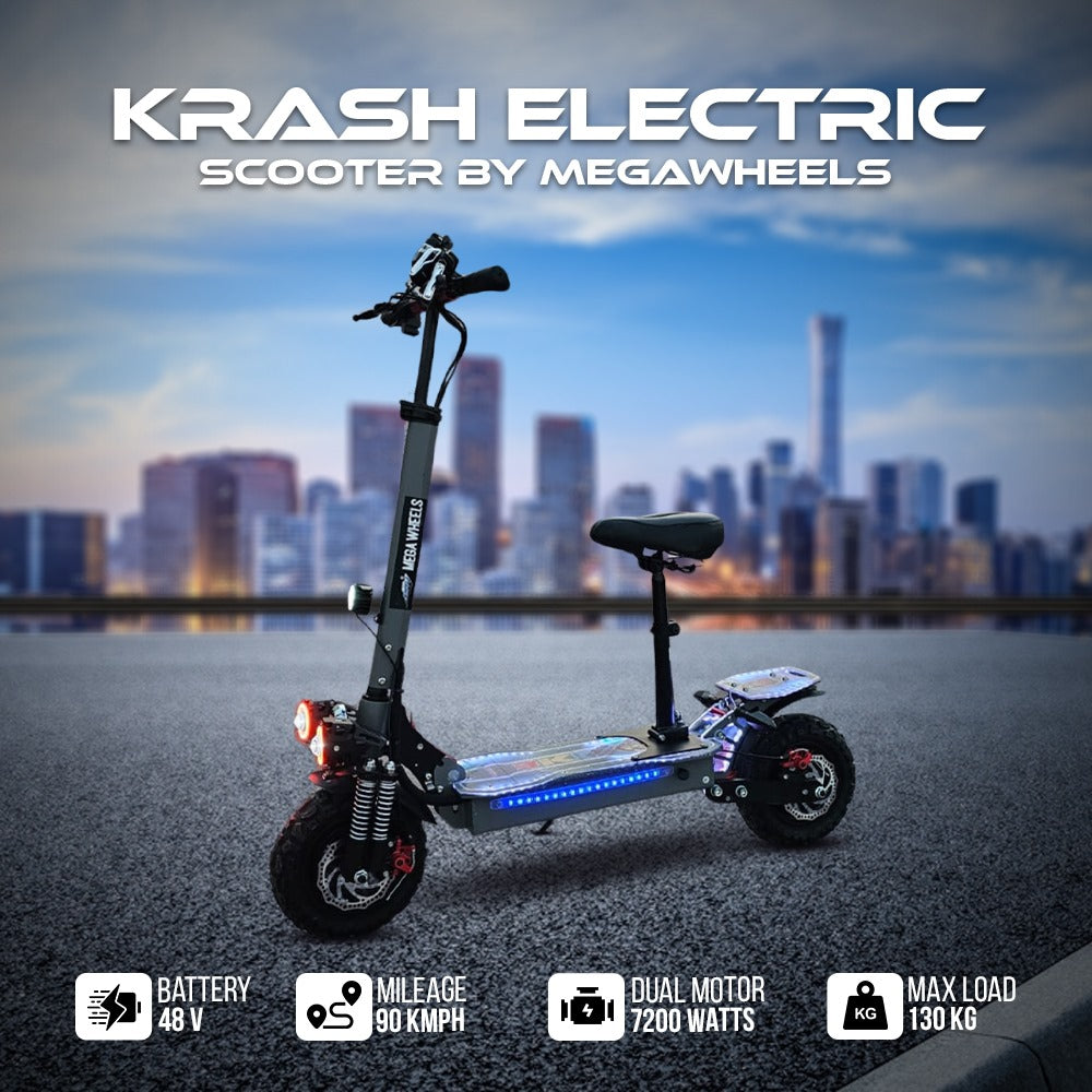 UAE Golf Cart Dual Motor Foldable Electric Scooter 7200W 48V 15Ah 120kg Load 70-90 km/h - View 1