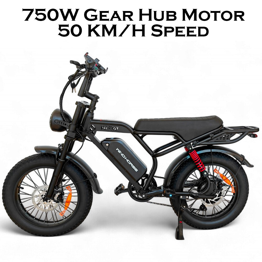 UAE Golf Cart Electric Bike for Adults 48V Removable Battery Pedal Assist E-Bike 750W Motor - View 3