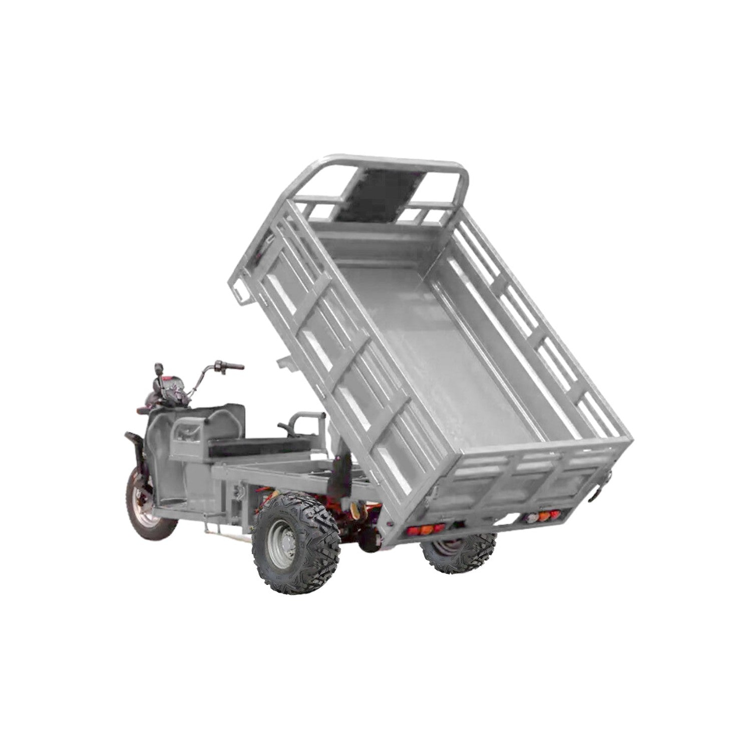 UAE Golf Cart - Electric Cargo Tuk Tuk 1.8M | 60V 1800W | 700KG Load | Hydraulic Dump Bed | Off Road Tyres | UAE Golf Cart - View 3