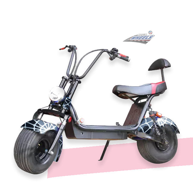 UAE Golf Cart Electric Scooter Medium Fat Tire with Removable 48V 12Ah Battery 1000W Motor 30 km/h Speed - View 1
