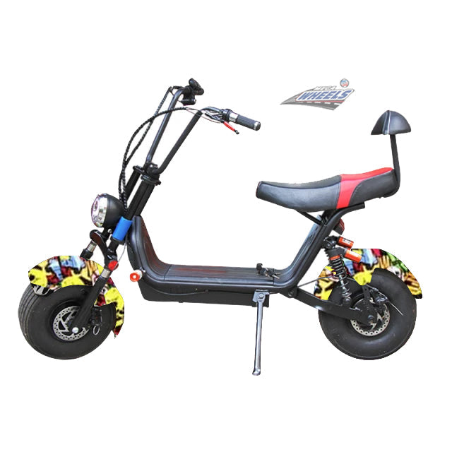 UAE Golf Cart Electric Scooter Medium Fat Tire with Removable 48V 12Ah Battery 1000W Motor 30 km/h Speed - View 10