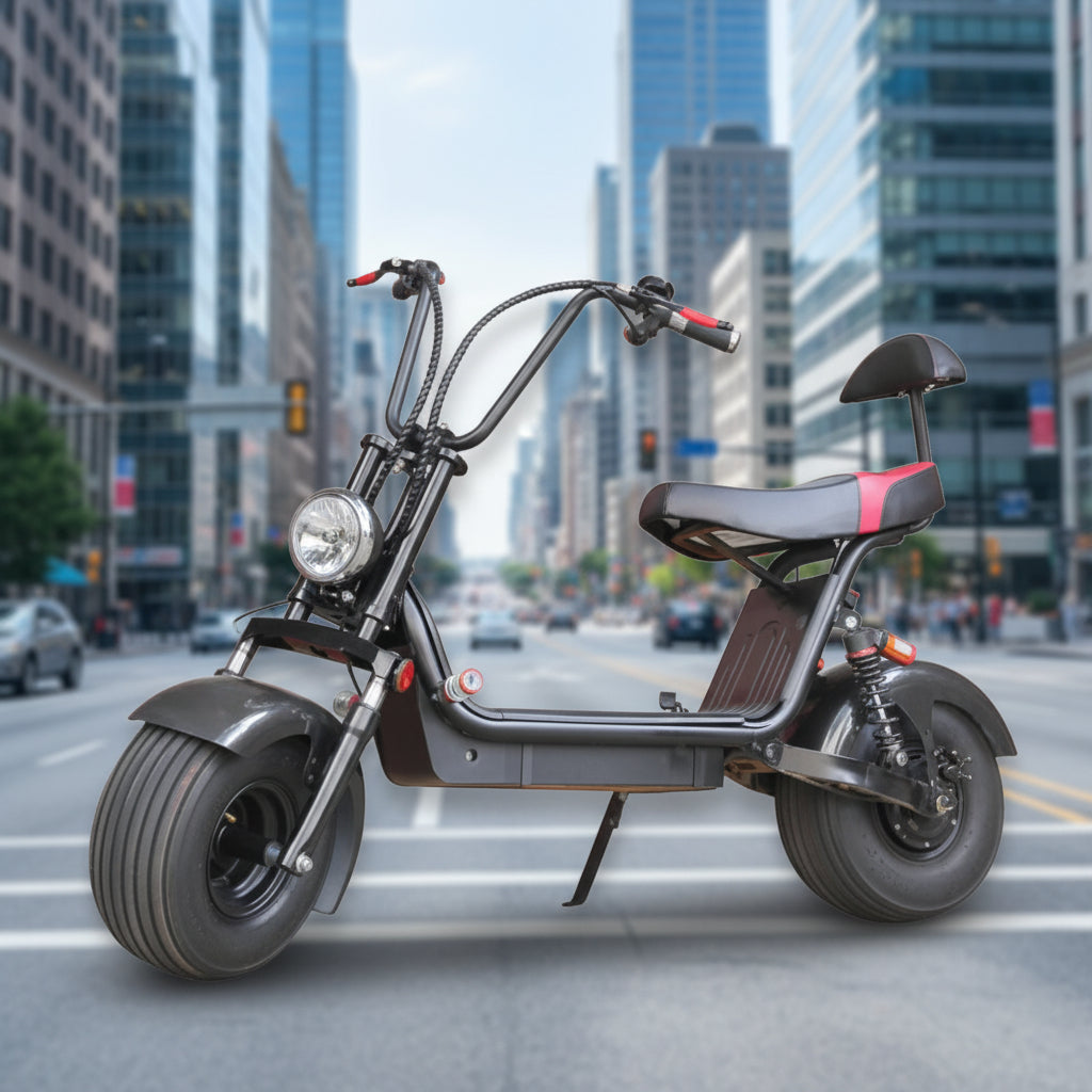 UAE Golf Cart Electric Scooter Medium Fat Tire with Removable 48V 12Ah Battery 1000W Motor 30 km/h Speed - View 24