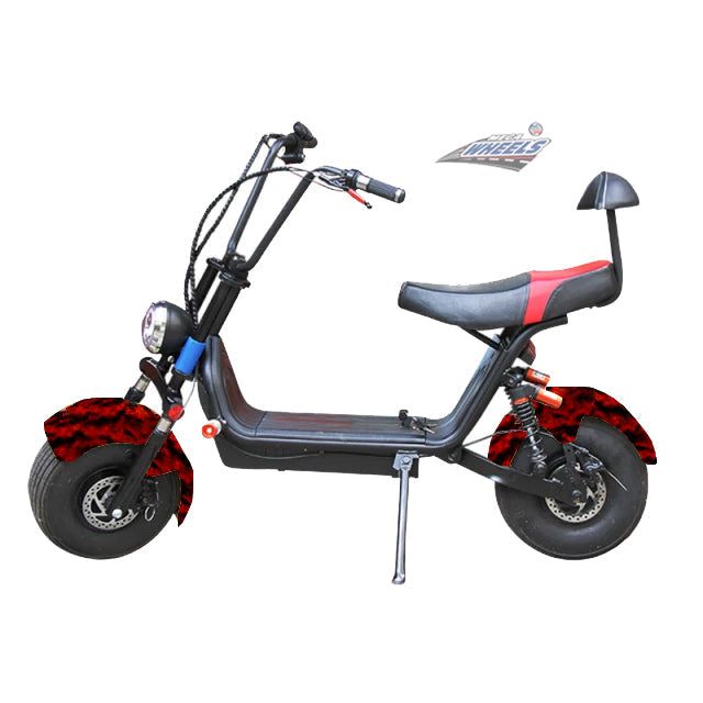 UAE Golf Cart Electric Scooter Medium Fat Tire with Removable 48V 12Ah Battery 1000W Motor 30 km/h Speed - View 31