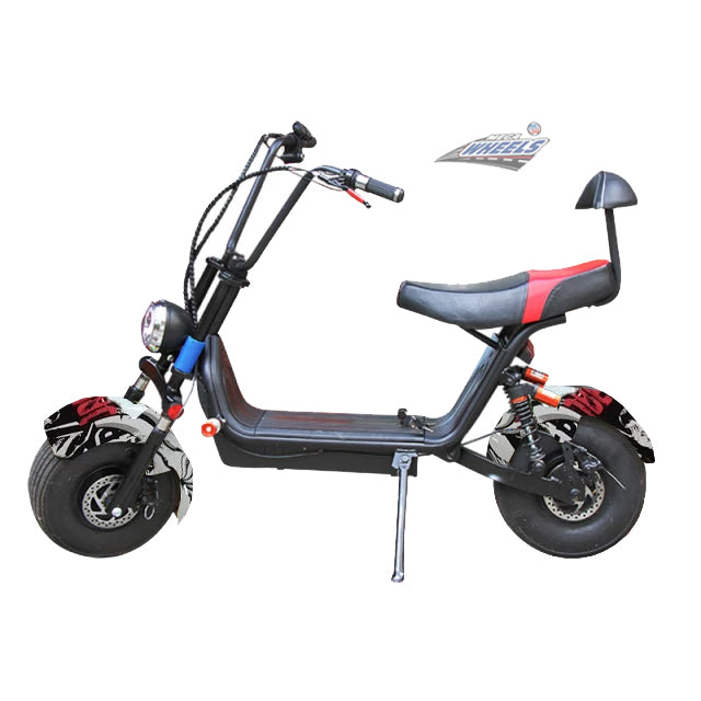 UAE Golf Cart Electric Scooter Medium Fat Tire with Removable 48V 12Ah Battery 1000W Motor 30 km/h Speed - View 9