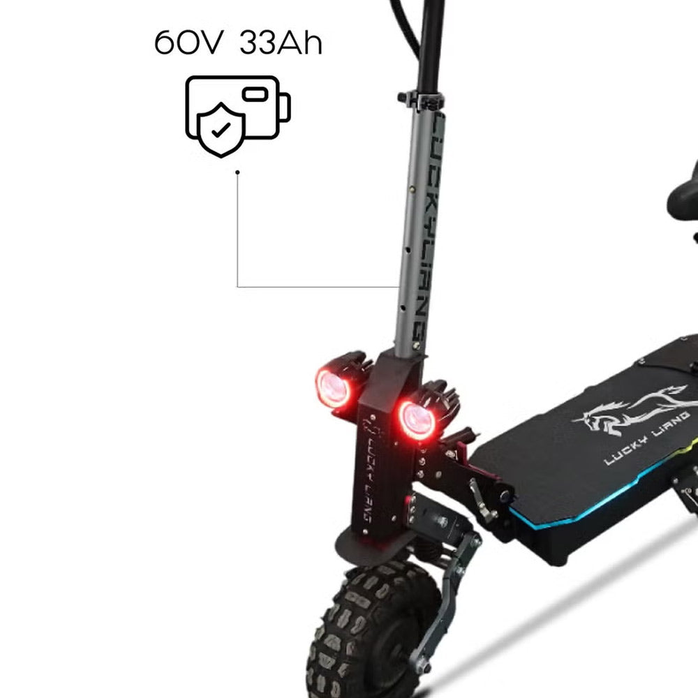 UAE Golf Cart Electric Scooter Night Fury Plus 60V 33Ah Dual Motor 2000W x2 Speed 85 km/h Long Mileage - View 14