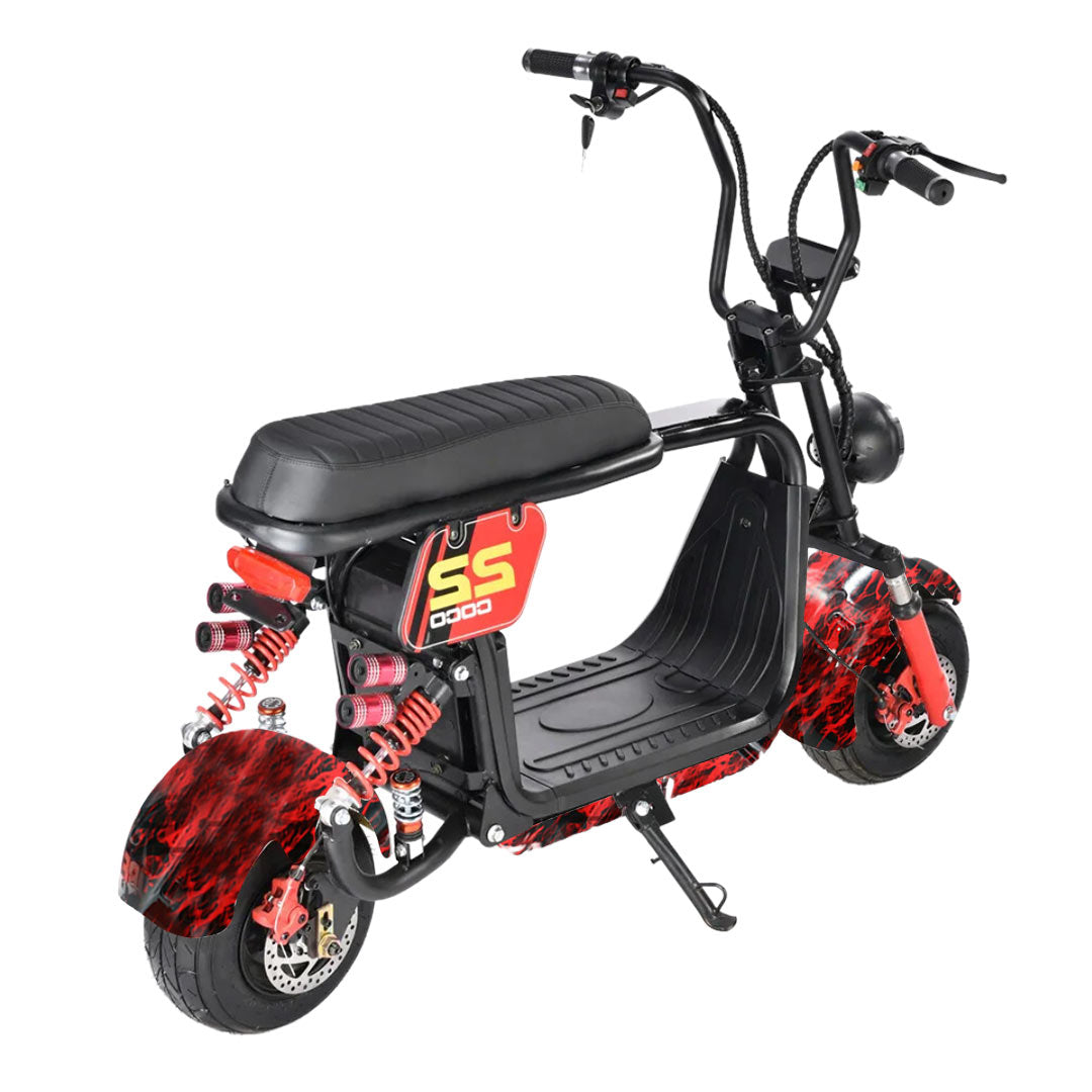 UAE Golf Cart Fat Tire 48V 12Ah Electric Scooter with 1000W Motor and Dual Battery - View 12