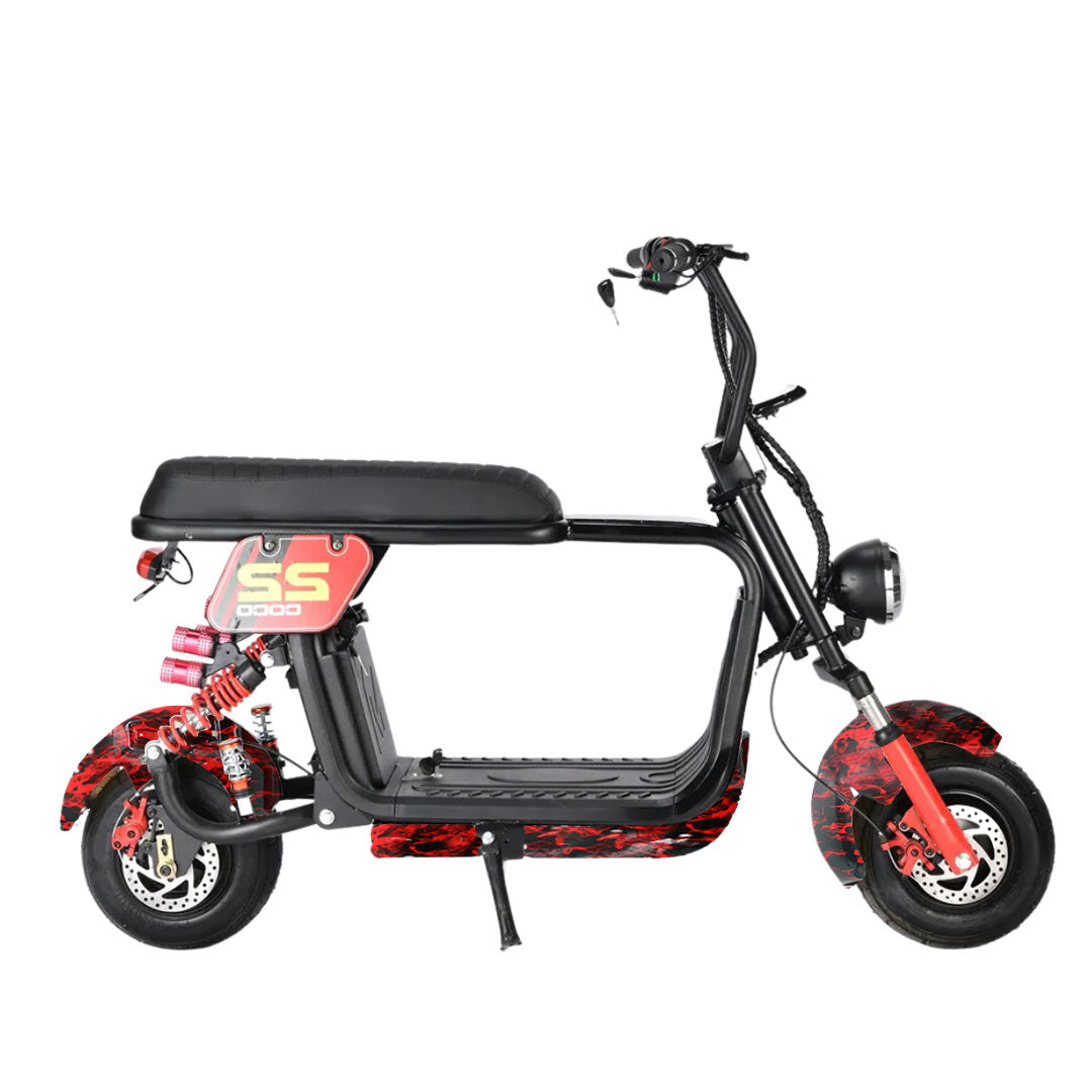 UAE Golf Cart Fat Tire 48V 12Ah Electric Scooter with 1000W Motor and Dual Battery - View 13
